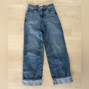 Abercrombie Kids High Rise Ultra Wide Leg Jeans Size 9/10 Long - Used